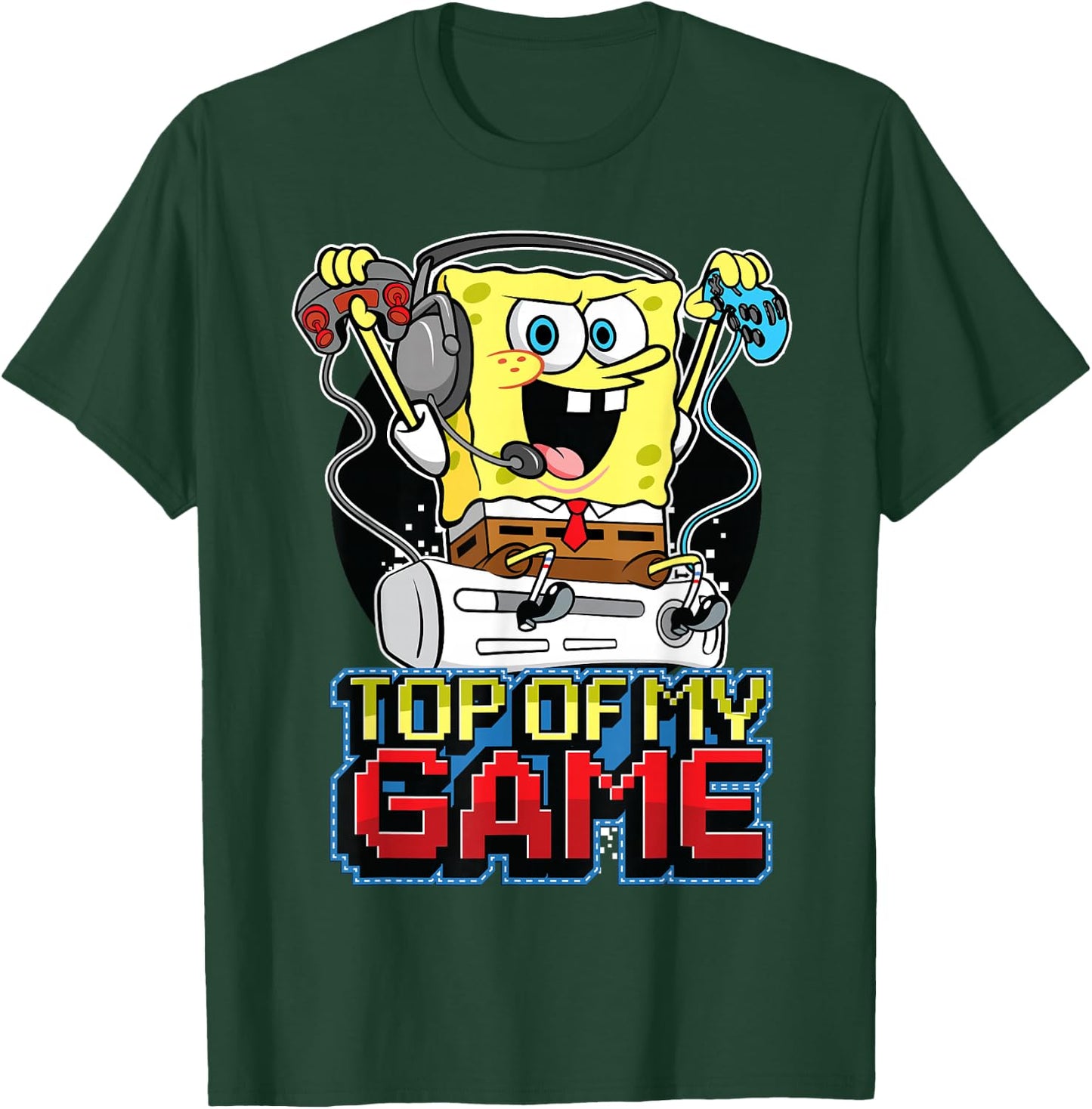 Spongebob SquarePants Top Of My Game T-Shirt - T-Shirt | Forest