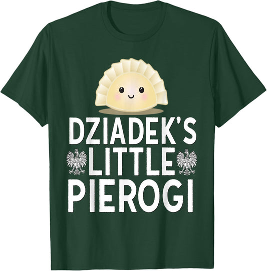 Dziadeks Little Pierogi Shirt Polish Grandpa Kids Dyngus Day T-Shirt - T-Shirt | Forest