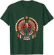 Turkey Indigenous Indian Tribal Art Native American T-Shirt - T-Shirt | Forest
