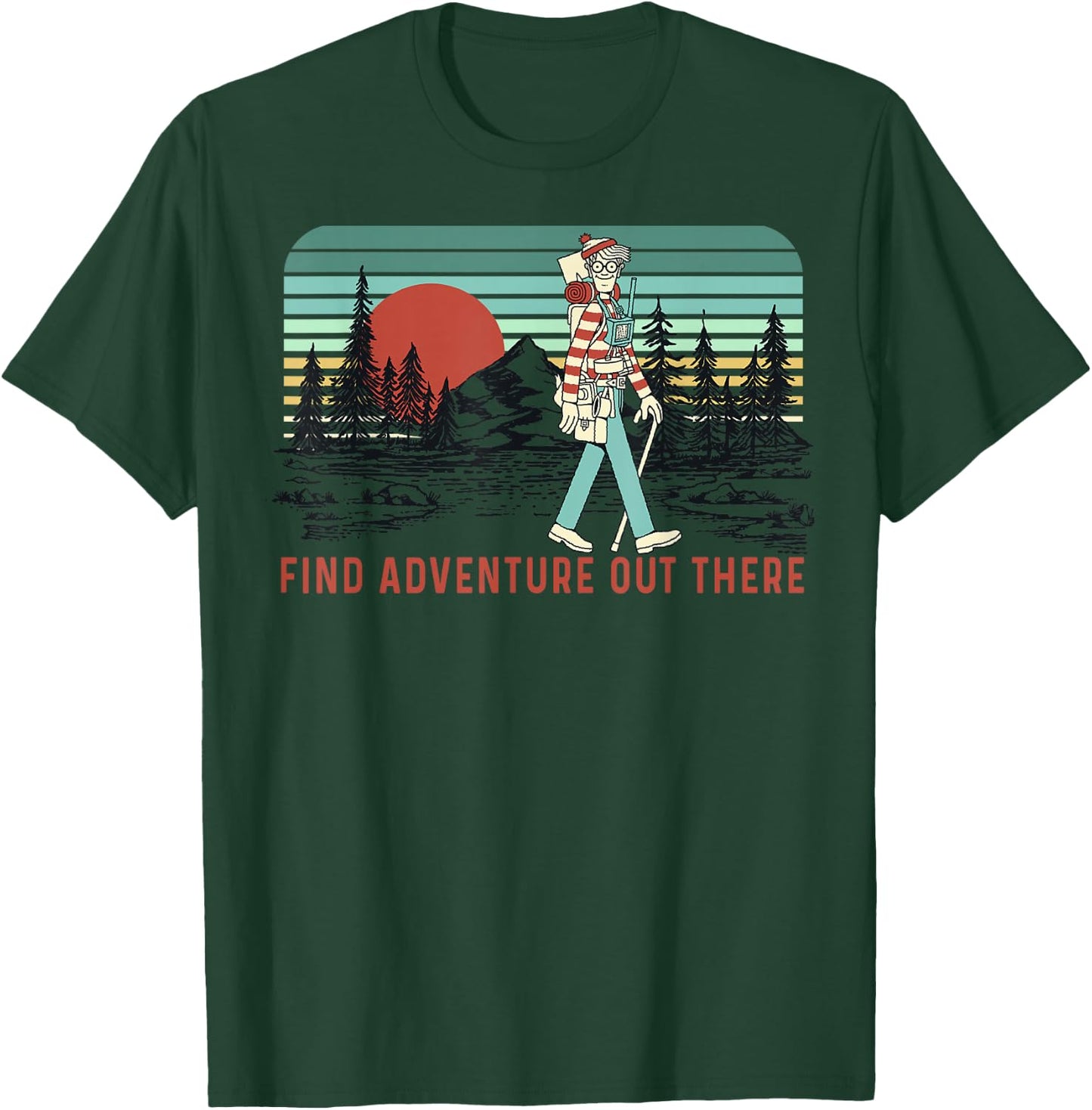 Where's Waldo Find Adventure Out There T-Shirt - T-Shirt | Forest