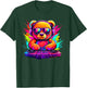 Vibrant Bear DJ & Turntable EDM House Techno Rave Music T-Shirt - T-Shirt | Forest