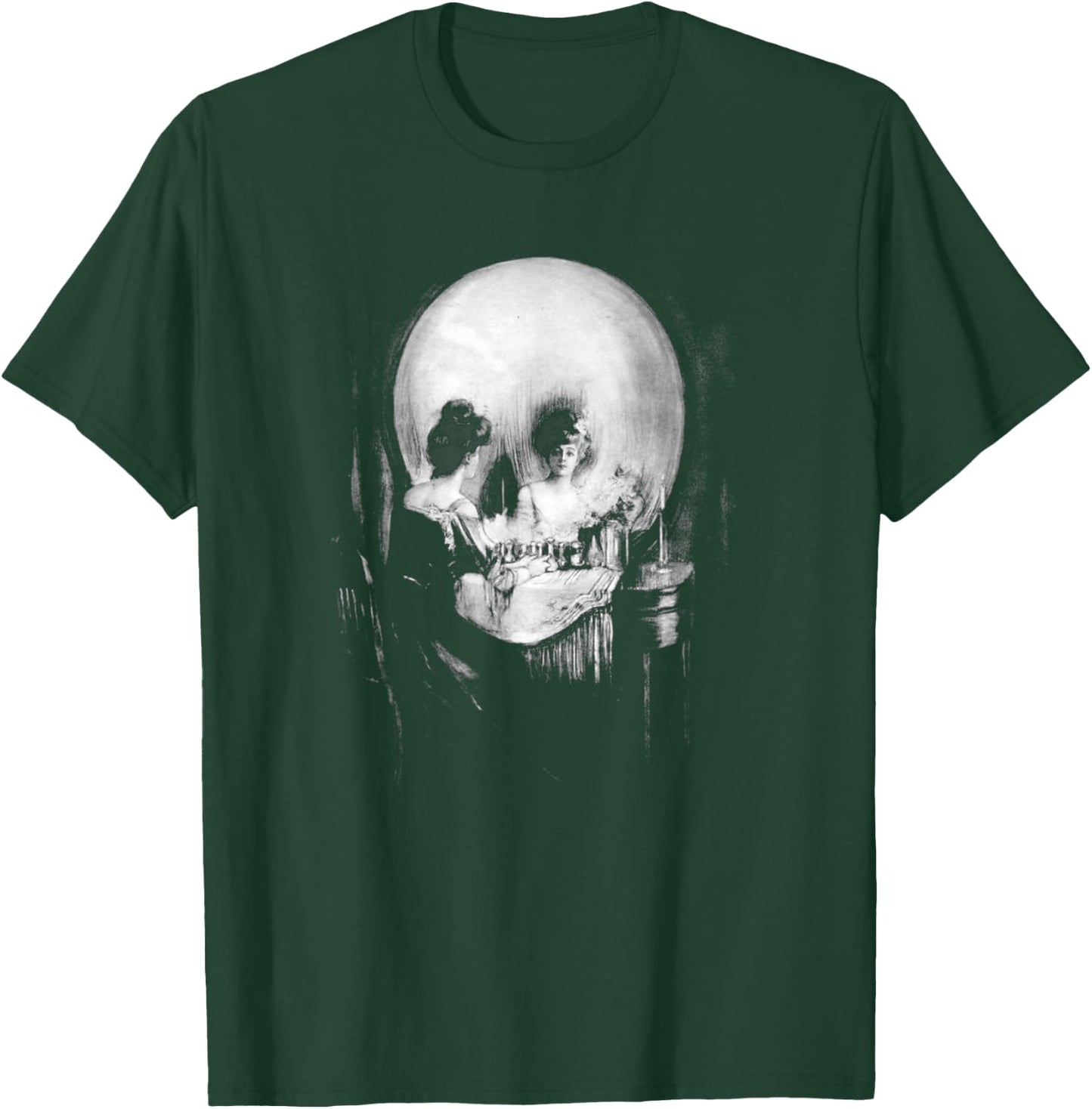 Skull Illusion All is Vanity T-Shirt - T-Shirt | Forest