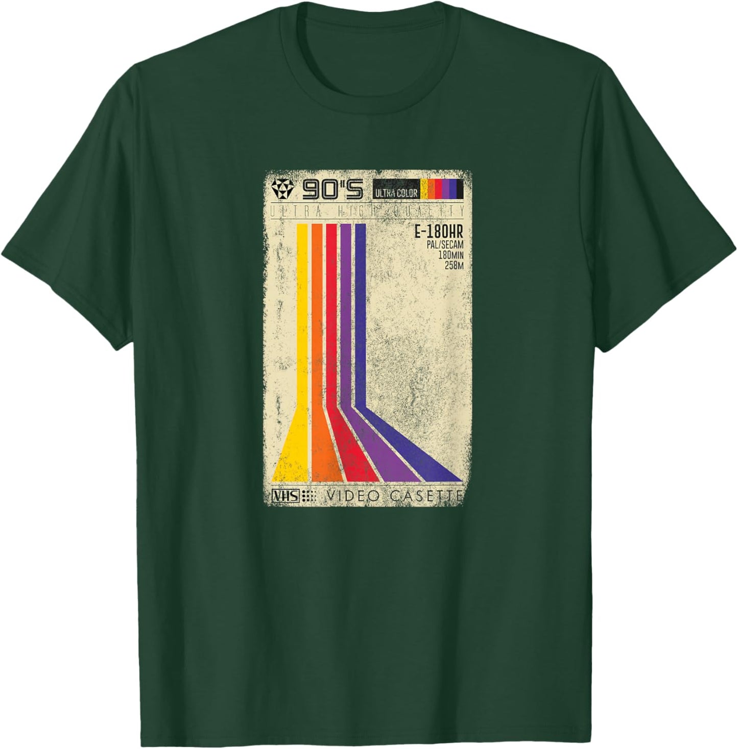 Vintage VHS 80s-90s Video Tape T-Shirt - T-Shirt | Forest