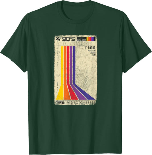 Vintage VHS 80s-90s Video Tape T-Shirt - T-Shirt | Forest