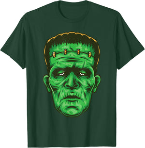 Frankenstein face zombie gifts for lovers zombie T-Shirt - T-Shirt | Forest