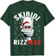 Funny Toilet Santa Skibidi Rizzmas White Elephant Christmas T-Shirt - T-Shirt | Forest