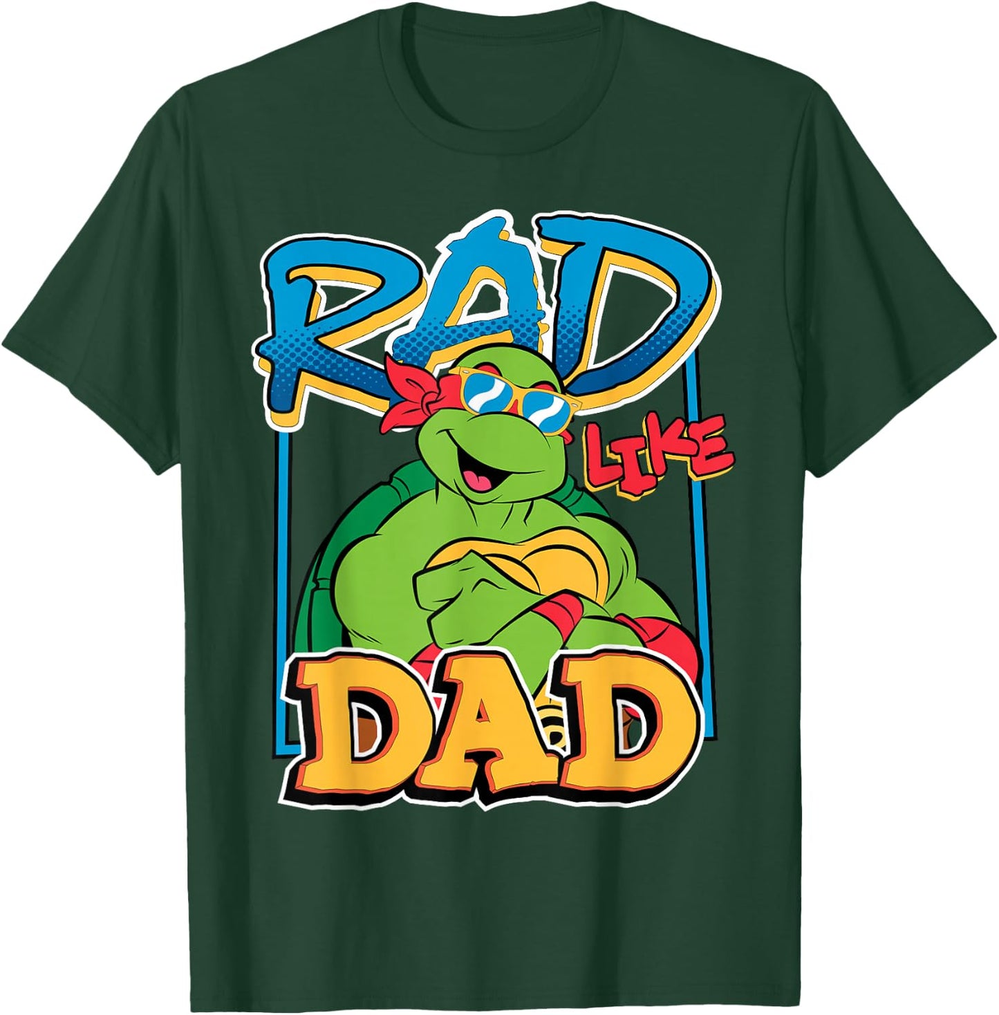 TMNT Rad Like Dad Raphael T-Shirt - T-Shirt | Forest