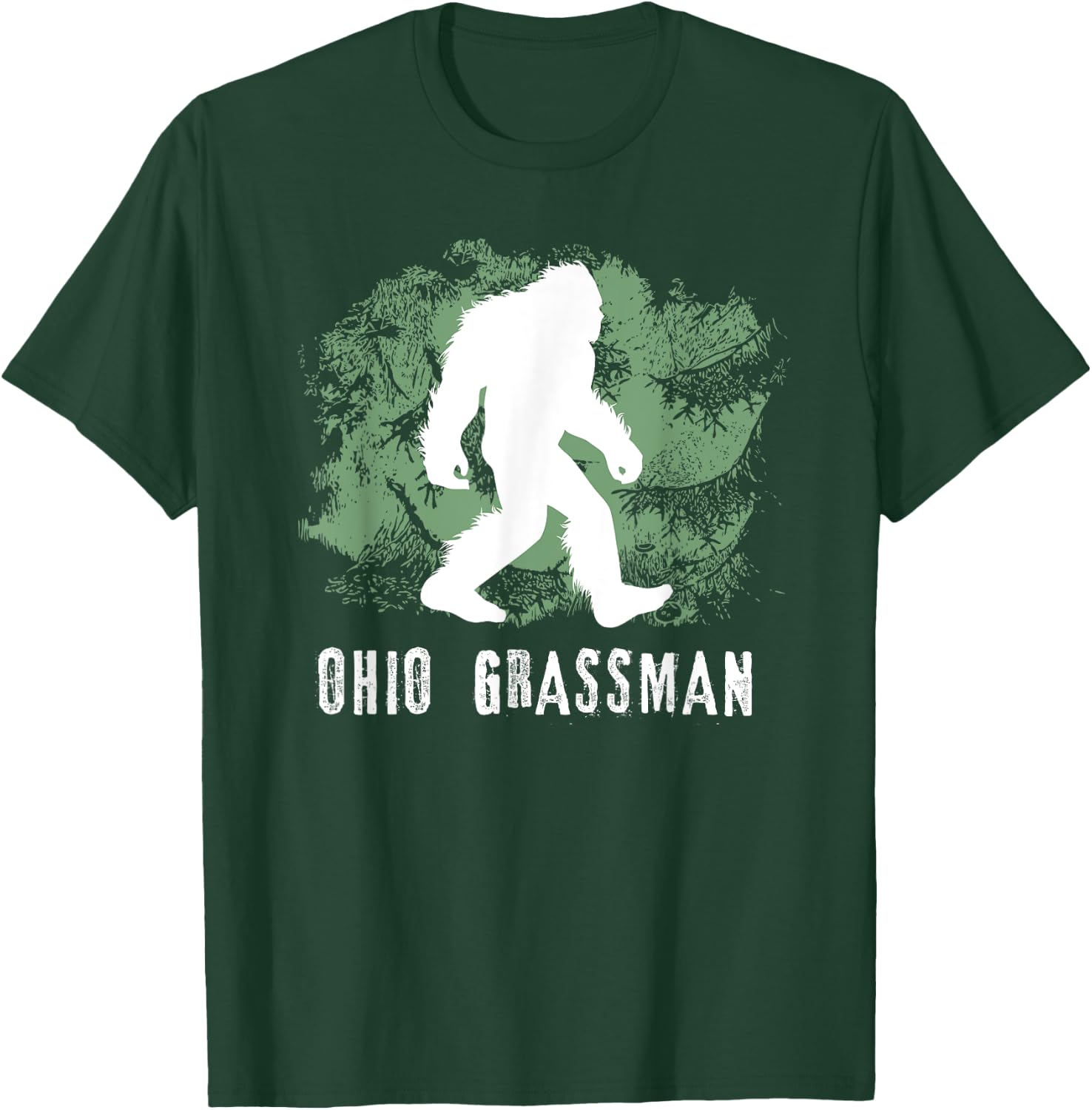 Bigfoot Grassman Cryptid Ohio Valley Park Sasquatch T-Shirt - T-Shirt | Forest