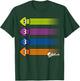 Splatoon Inkling Teams Squid Color Streaks T-Shirt - T-Shirt | Forest