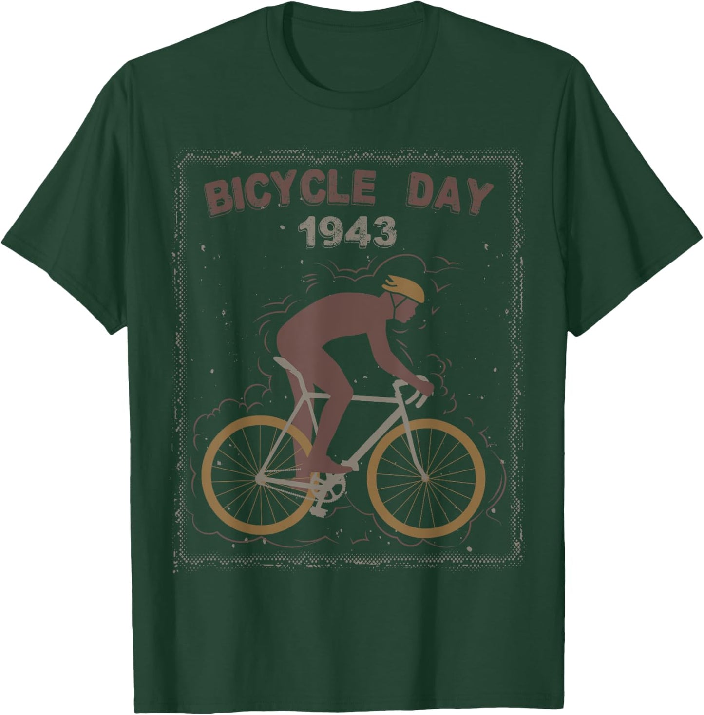 Bicycle Day 1943 Funny Cycling T-Shirt - T-Shirt | Forest