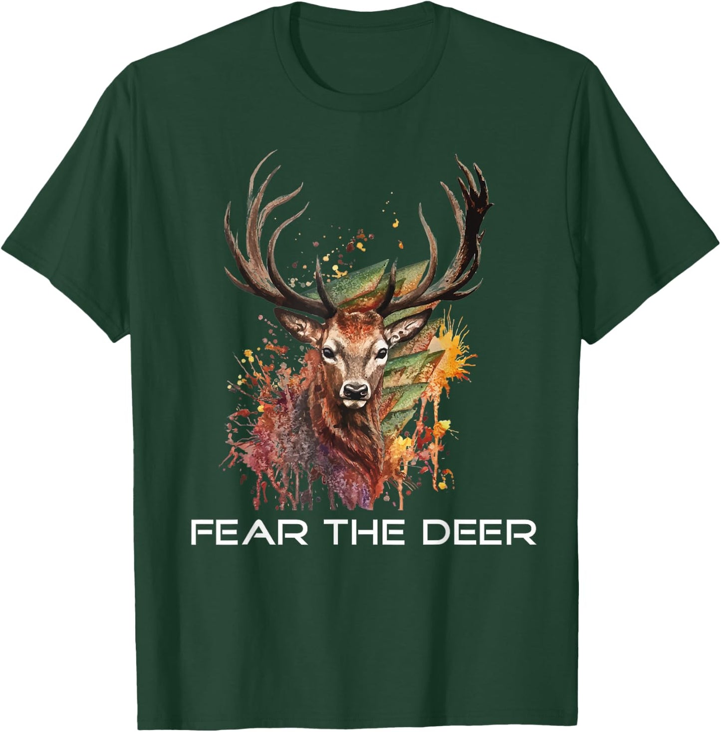 Fear The Deer Basketball T-Shirt - T-Shirt | Forest