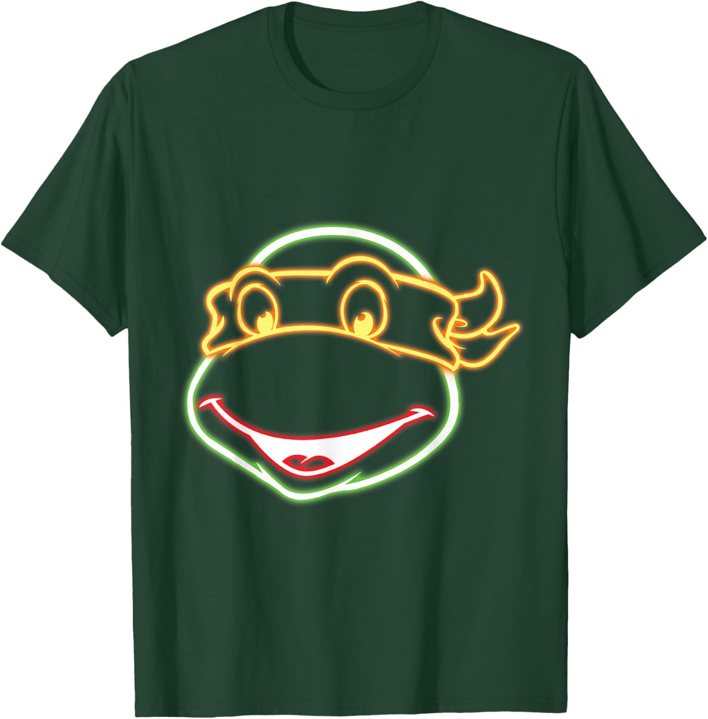 Teenage Mutant Ninja Turtles Neon Ninja Face T-Shirt - T-Shirt | Forest