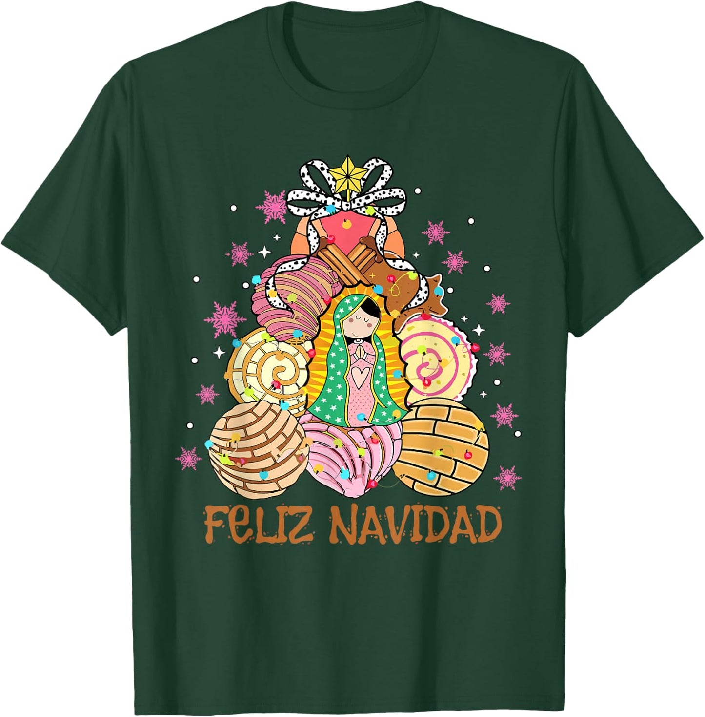 Tis the Season Mexican Christmas Feliz Navidad Xmas Mexican T-Shirt - T-Shirt | Forest