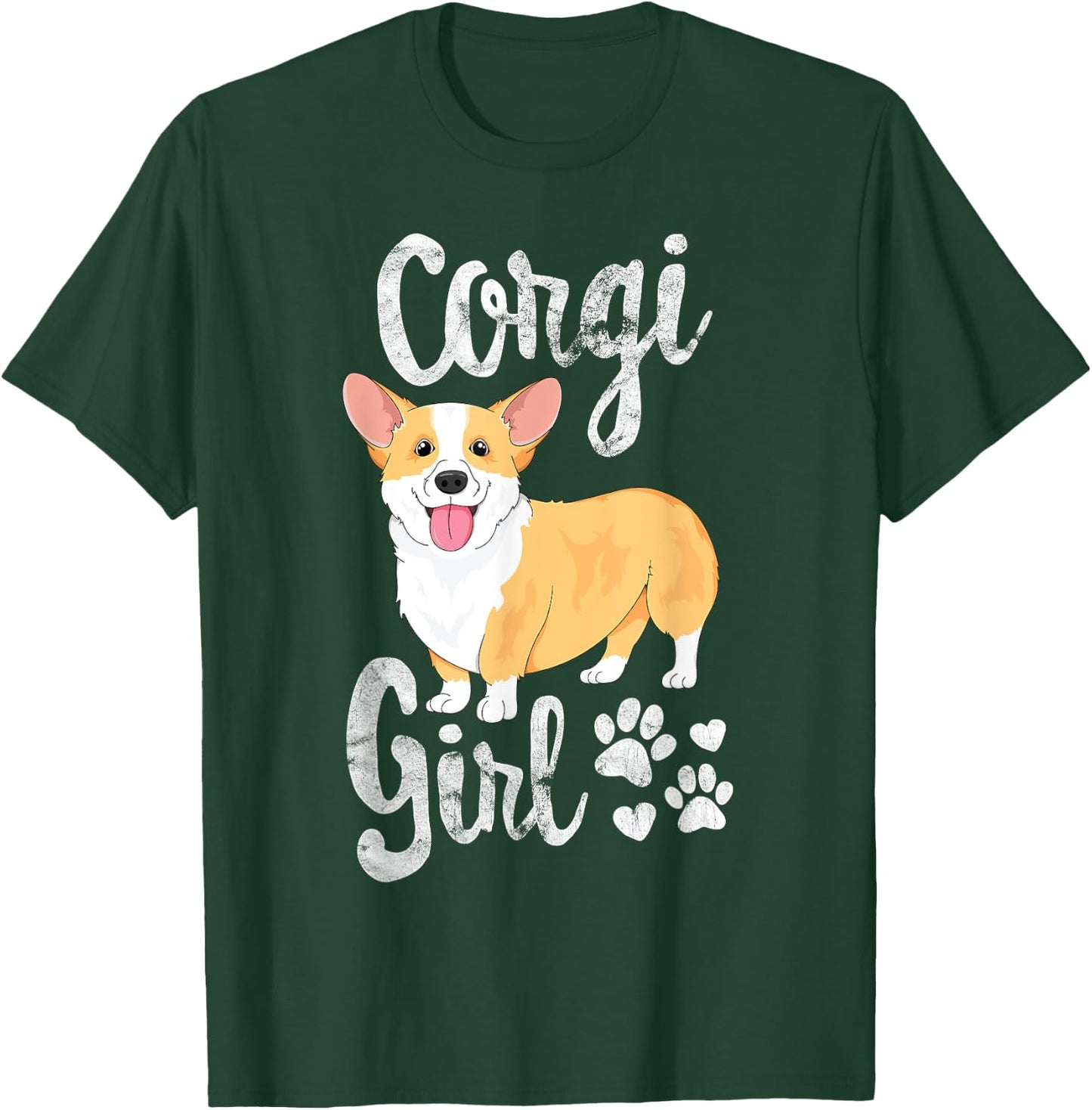 Corgi Girl Women Puppy Mom Dog Mama Lover Gift T-Shirt - T-Shirt | Forest
