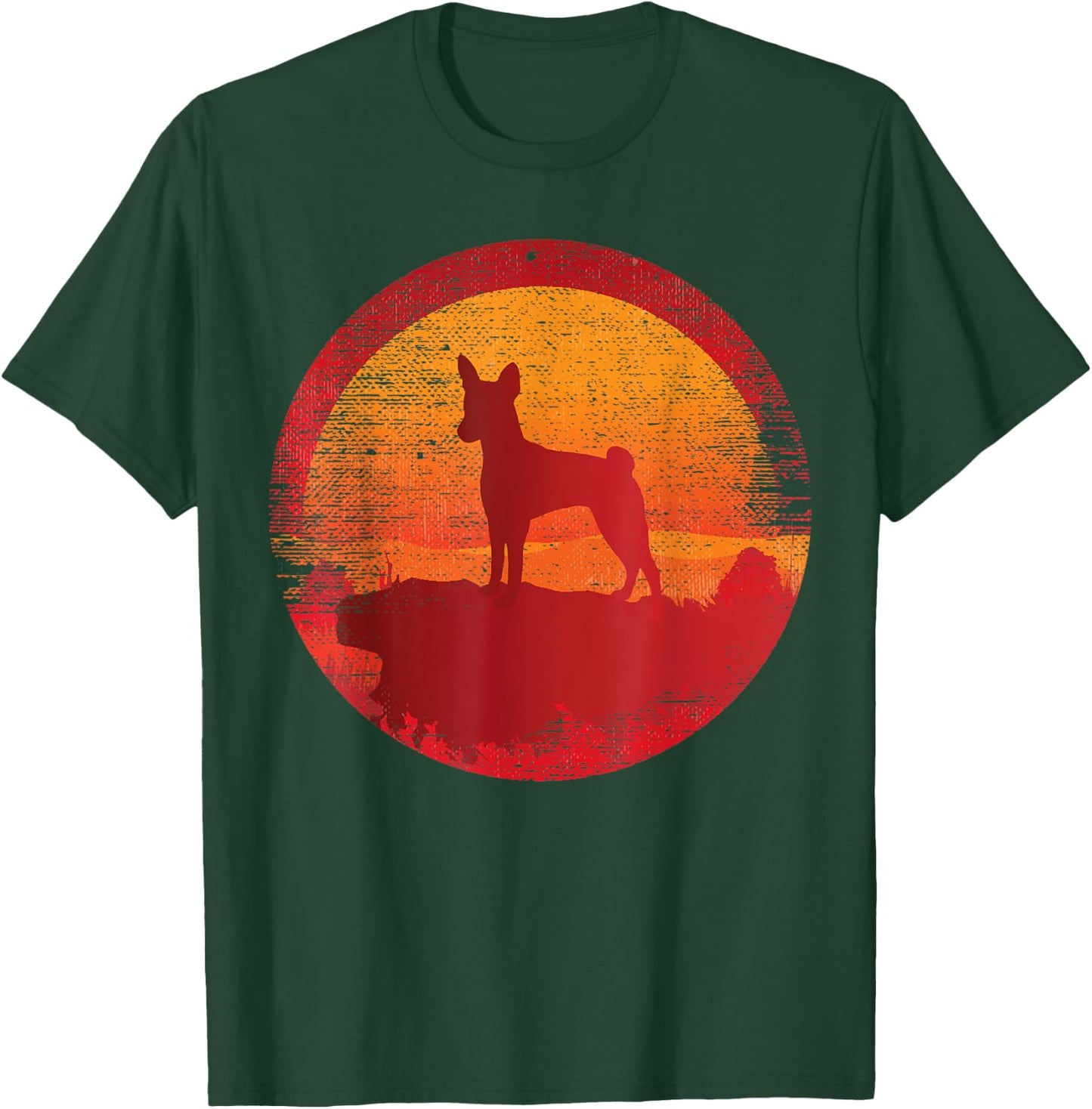 Basenji Dog Breed Men Women Kids T-Shirt - T-Shirt | Forest