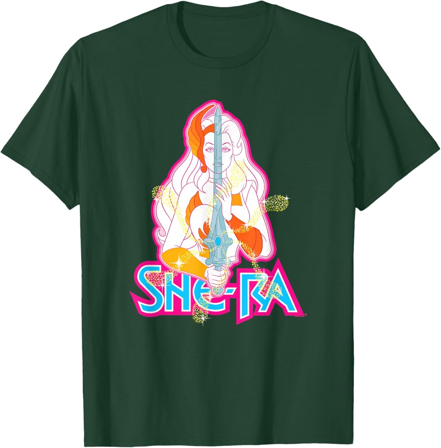Masters of The Universe She-Ra Glowing Transformation T-Shirt - T-Shirt | Forest