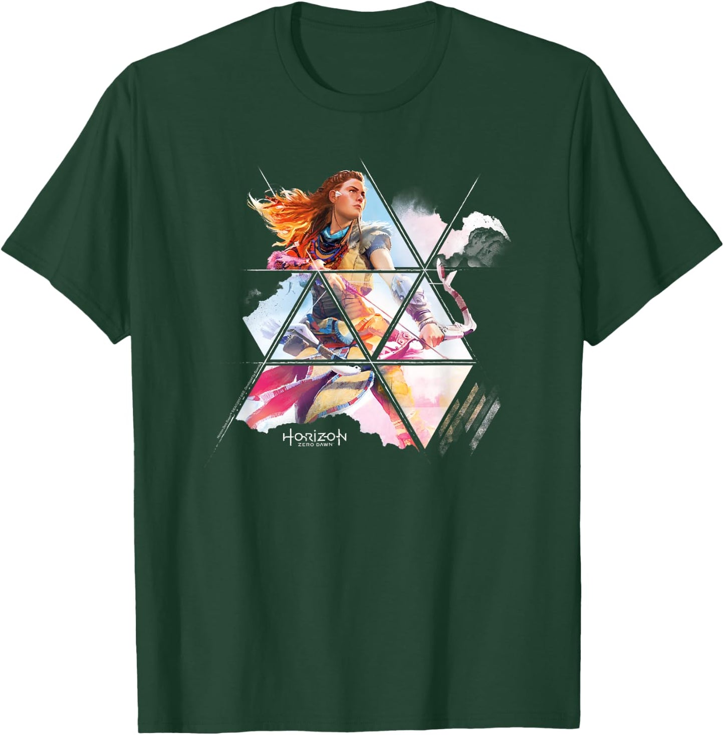 Horizon Zero Dawn Aloy Hunting T-Shirt - T-Shirt | Forest