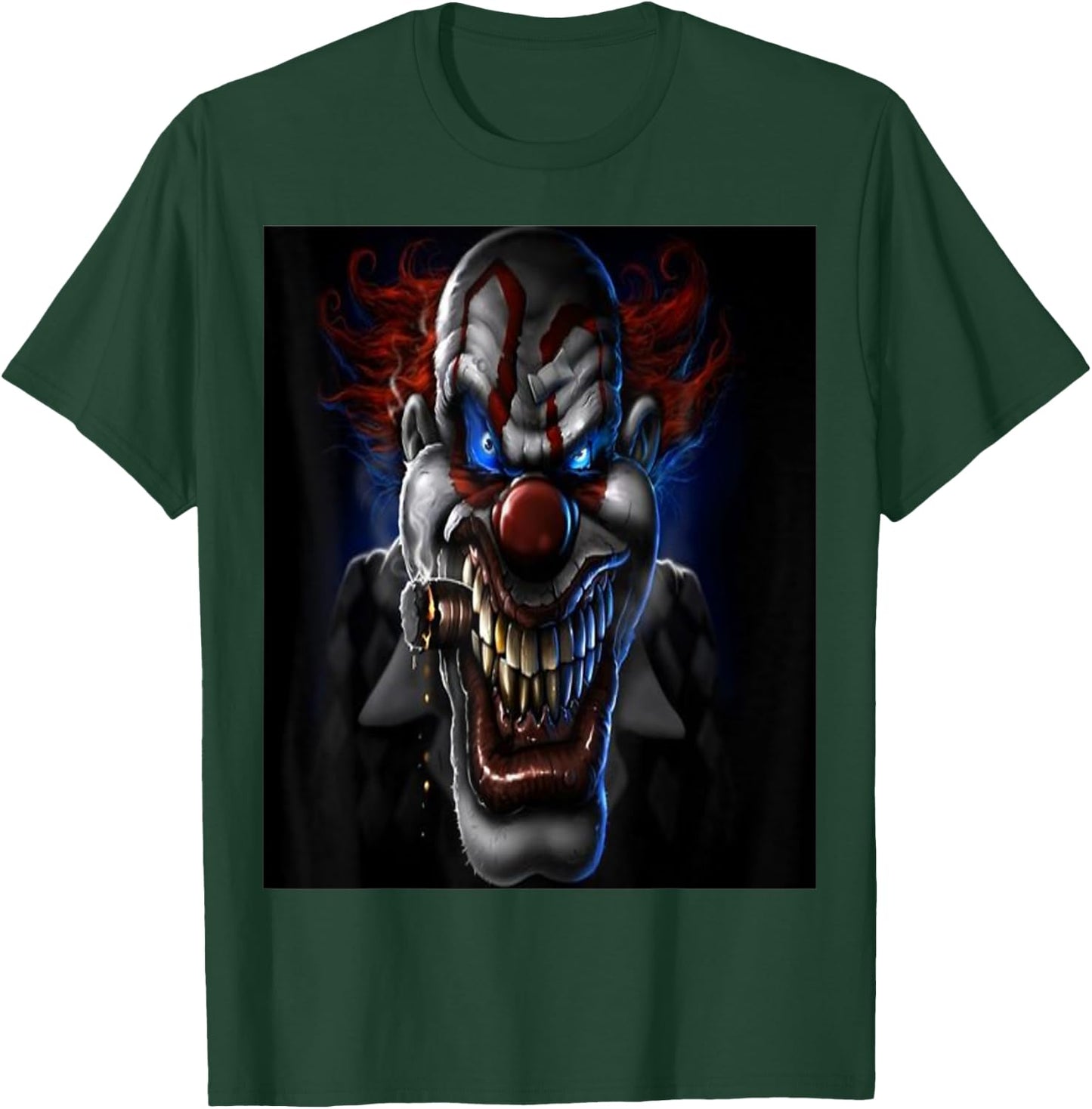 Evil Clown And Cigar Standard T Shirts T-Shirt - T-Shirt | Forest