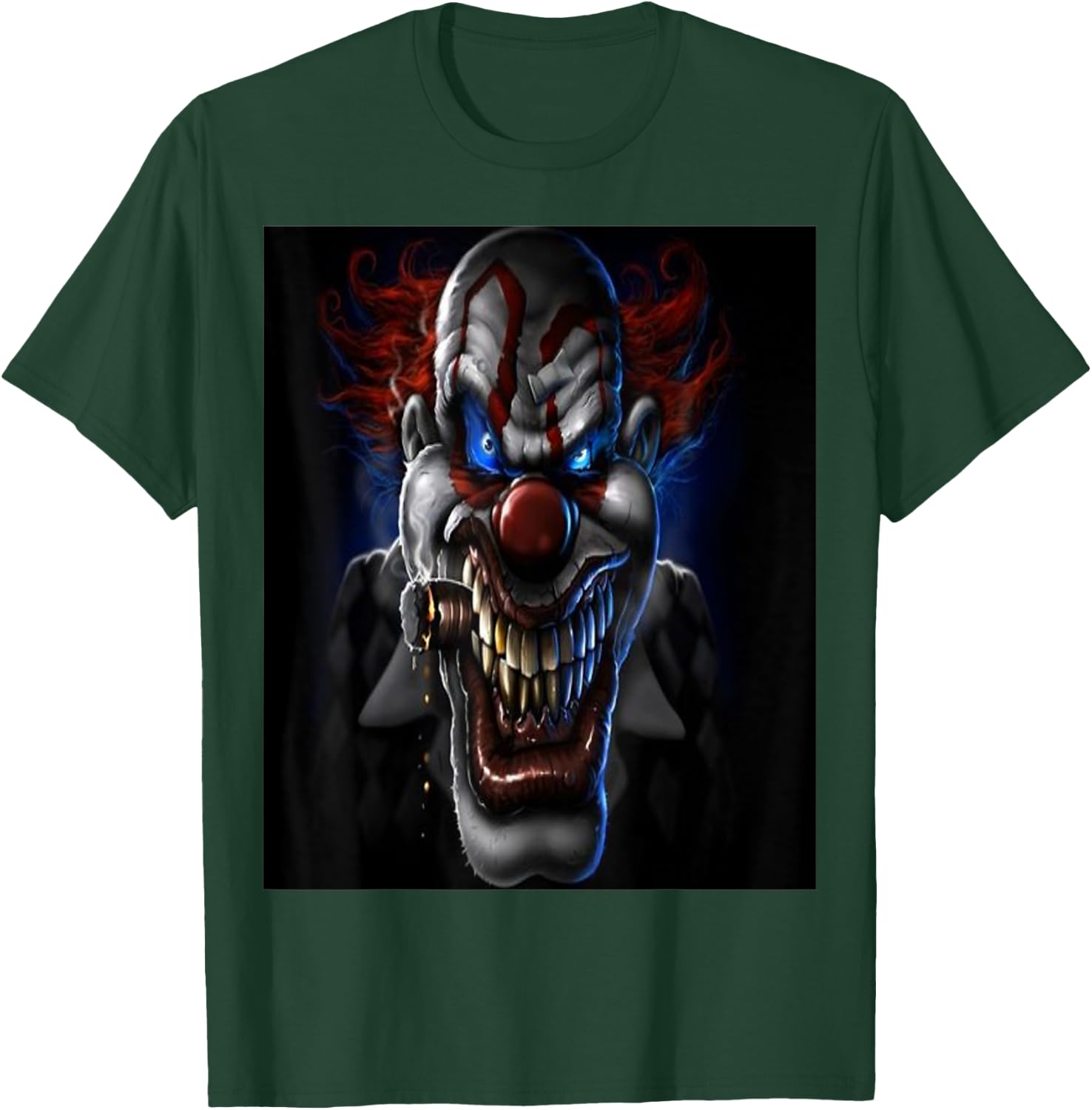 Evil Clown And Cigar Standard T Shirts T-Shirt - T-Shirt | Forest