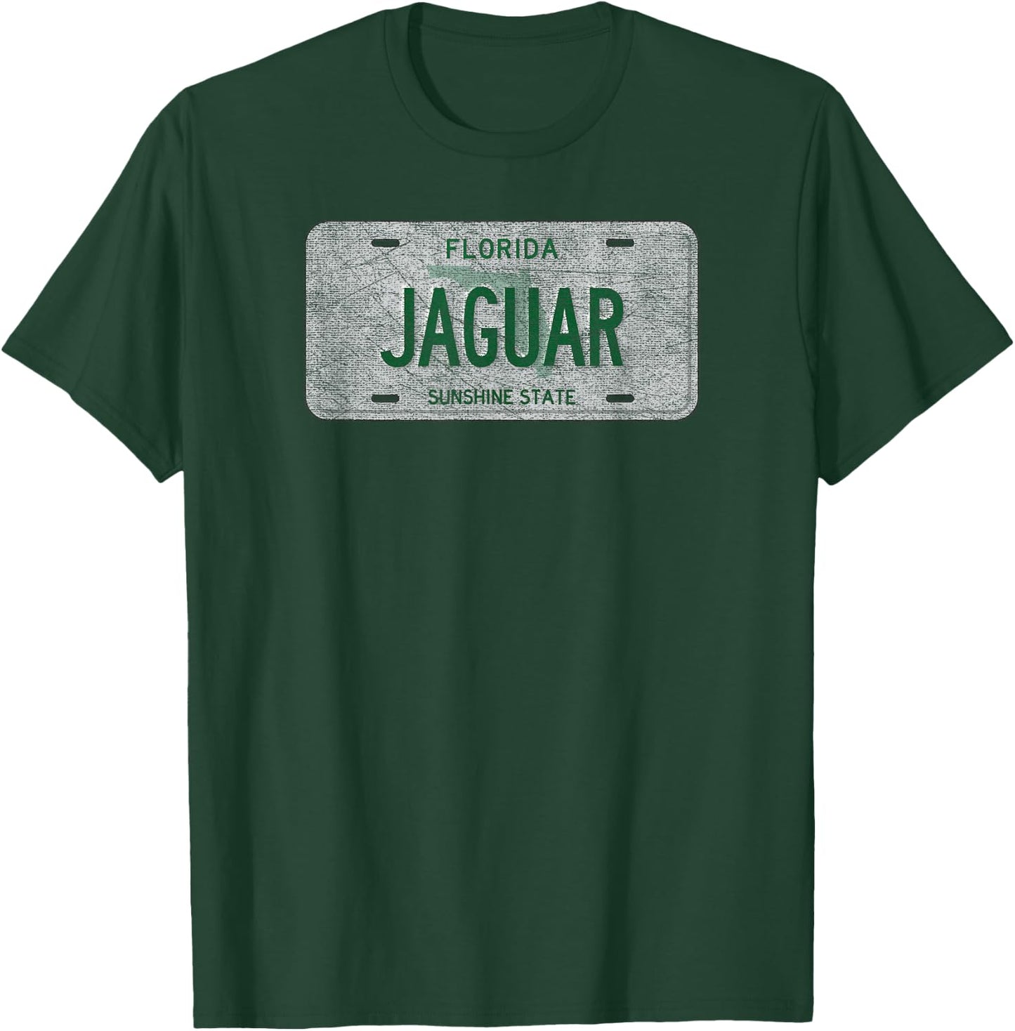 Florida Licence Plate Gift JAGUAR T-Shirt - T-Shirt | Forest
