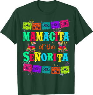 Let's Fiesta Mamacita of the Senorita Mexican Birthday T-Shirt - T-Shirt | Forest