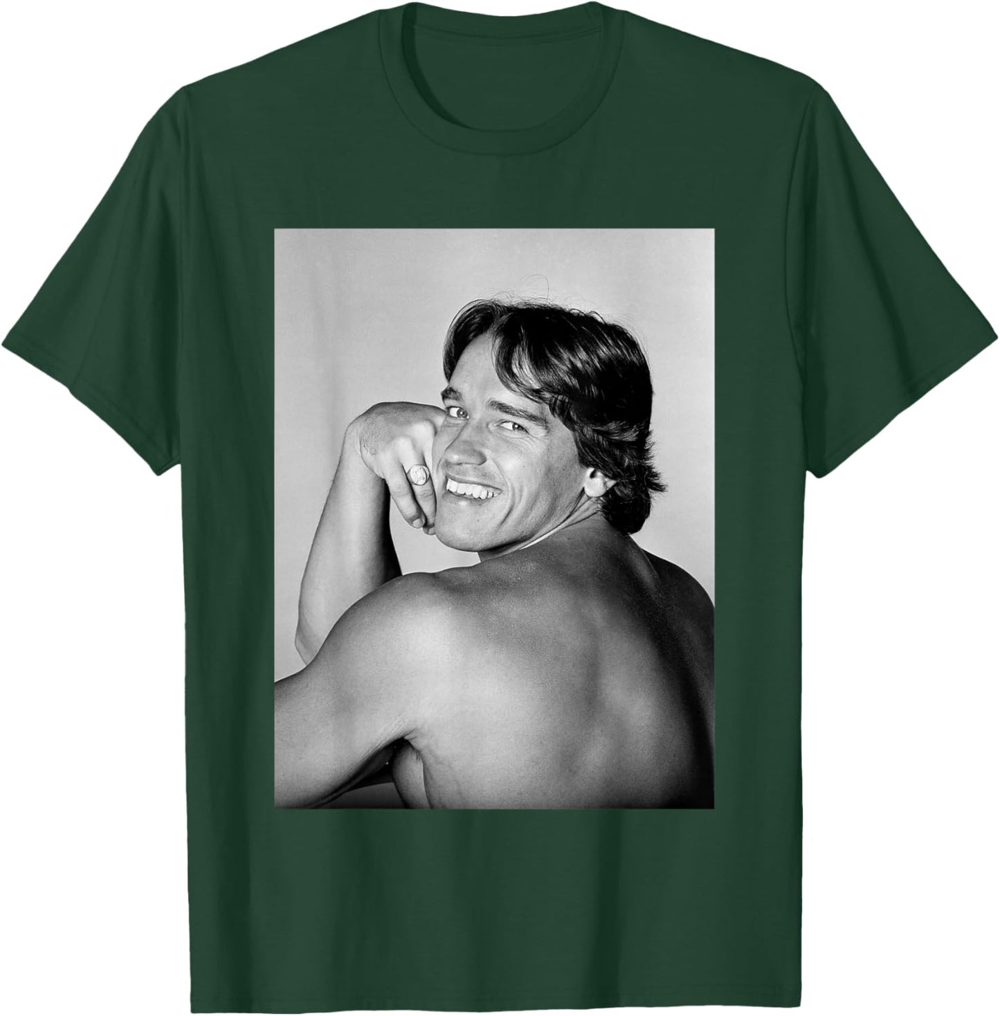 Arnold Schwarzenegger Actor & Bodybuilder Pumping Iron 1977 T-Shirt - T-Shirt | Forest