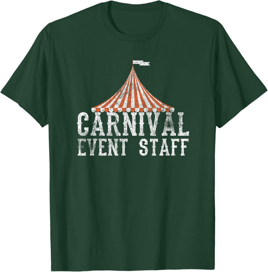 Carnival Event Staff Vintage Ringmaster Circus Security T-Shirt - T-Shirt | Forest