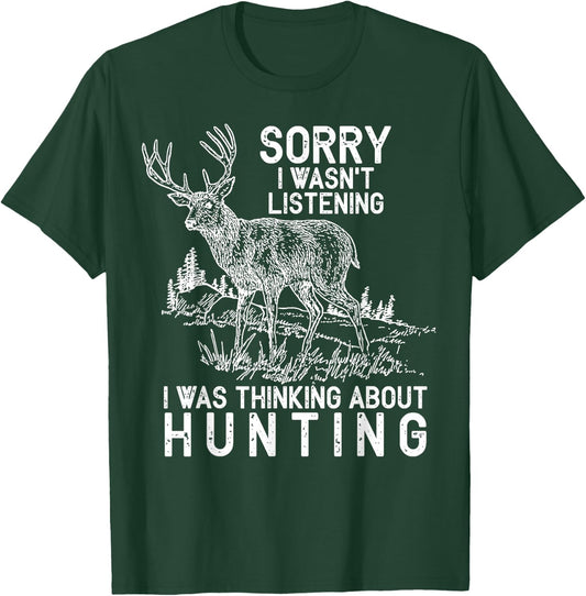 Funny Hunting - Deer Hunter Shirt Gift T-Shirt - T-Shirt | Forest