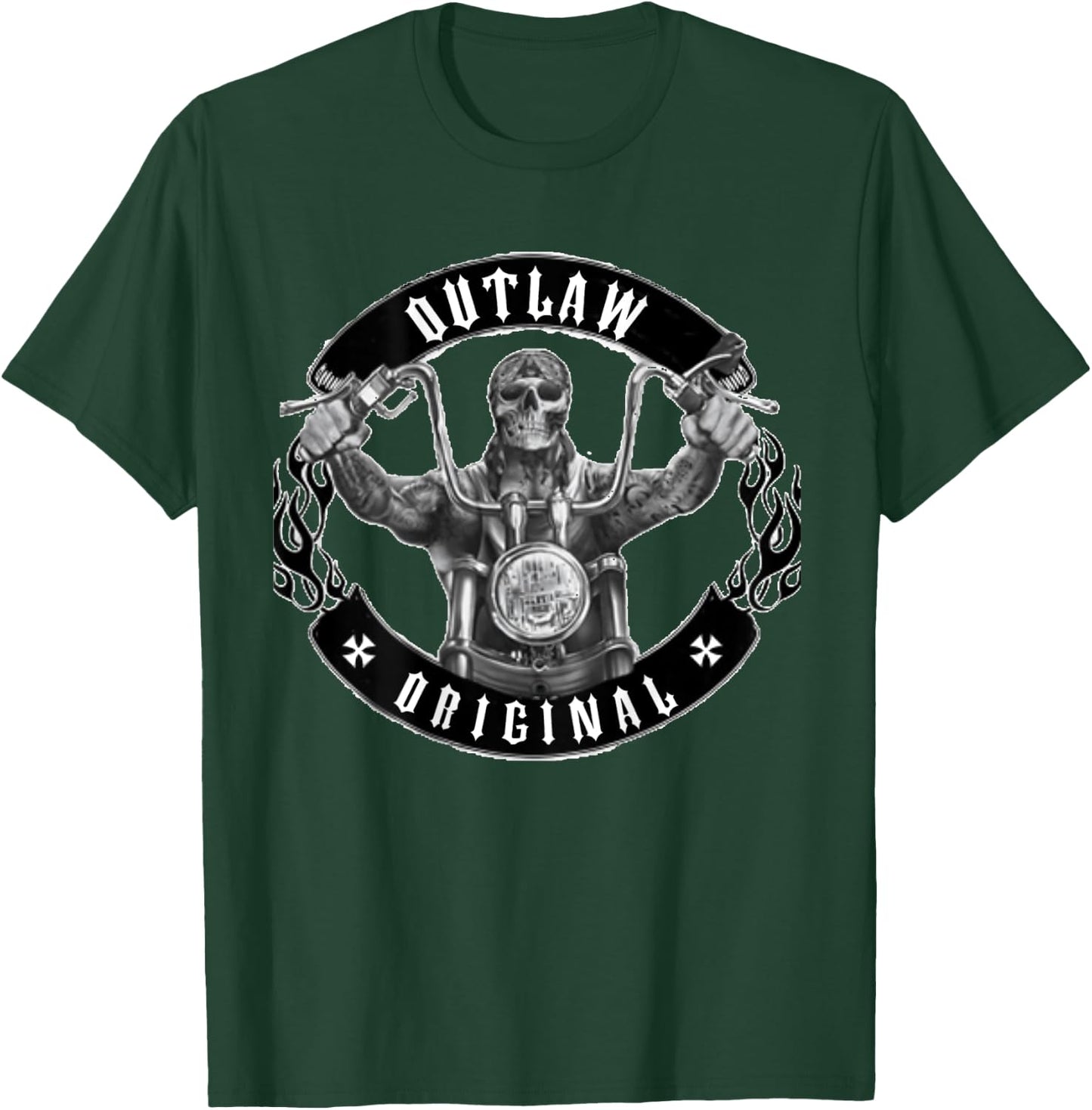 Biker Outlaw Original T-Shirt - T-Shirt | Forest