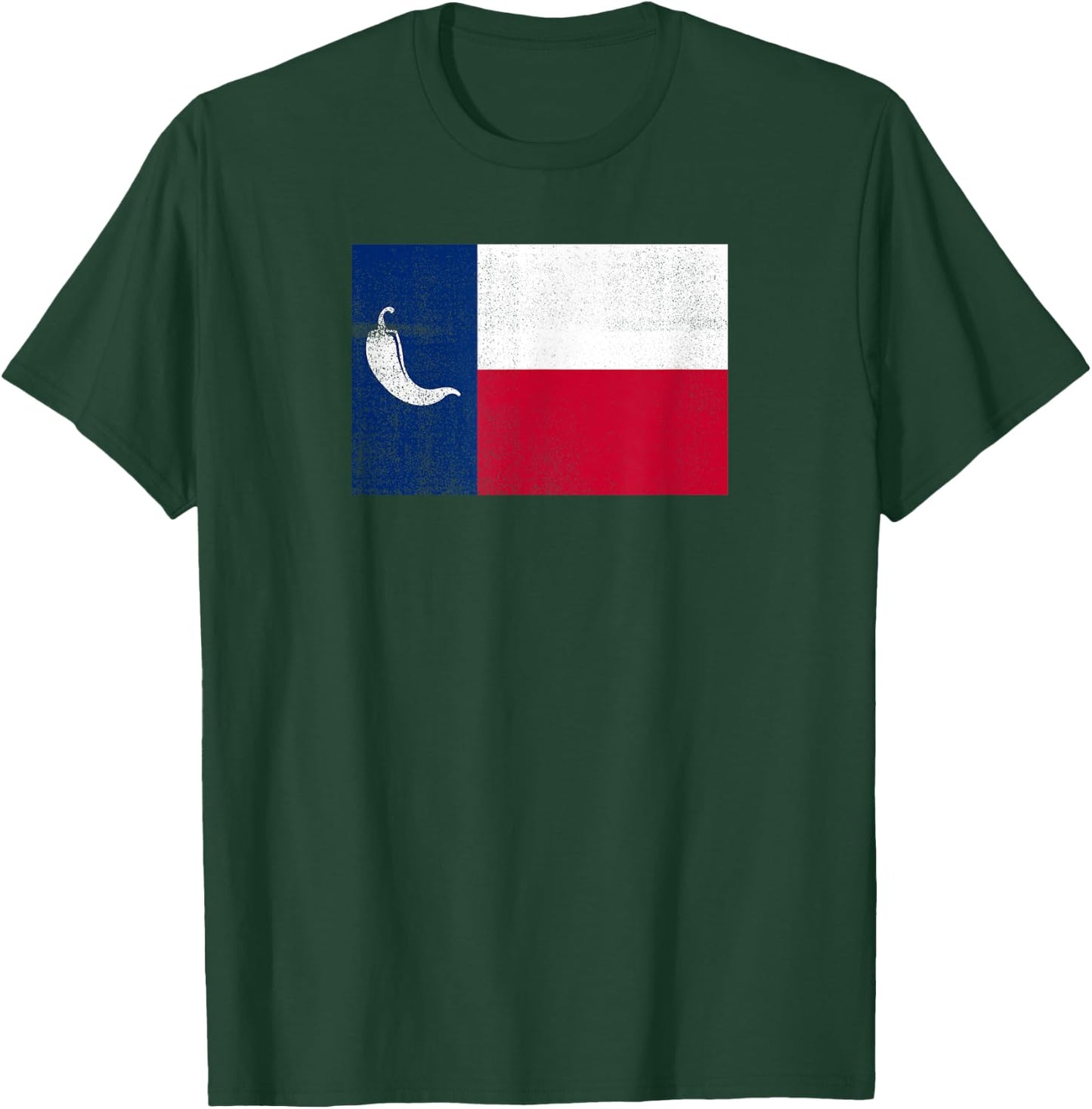 Spicy Texas Flag Funny Chili Cook Off T-Shirt - T-Shirt | Forest