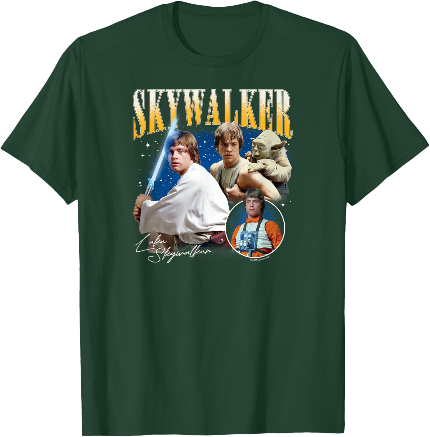 Star Wars - Luke Skywalker Bootleg T-Shirt - T-Shirt | Forest
