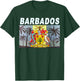 Caribbean Beach-inspired National Emblem & Flag of Barbados Women Kids T-Shirt - T-Shirt | Forest
