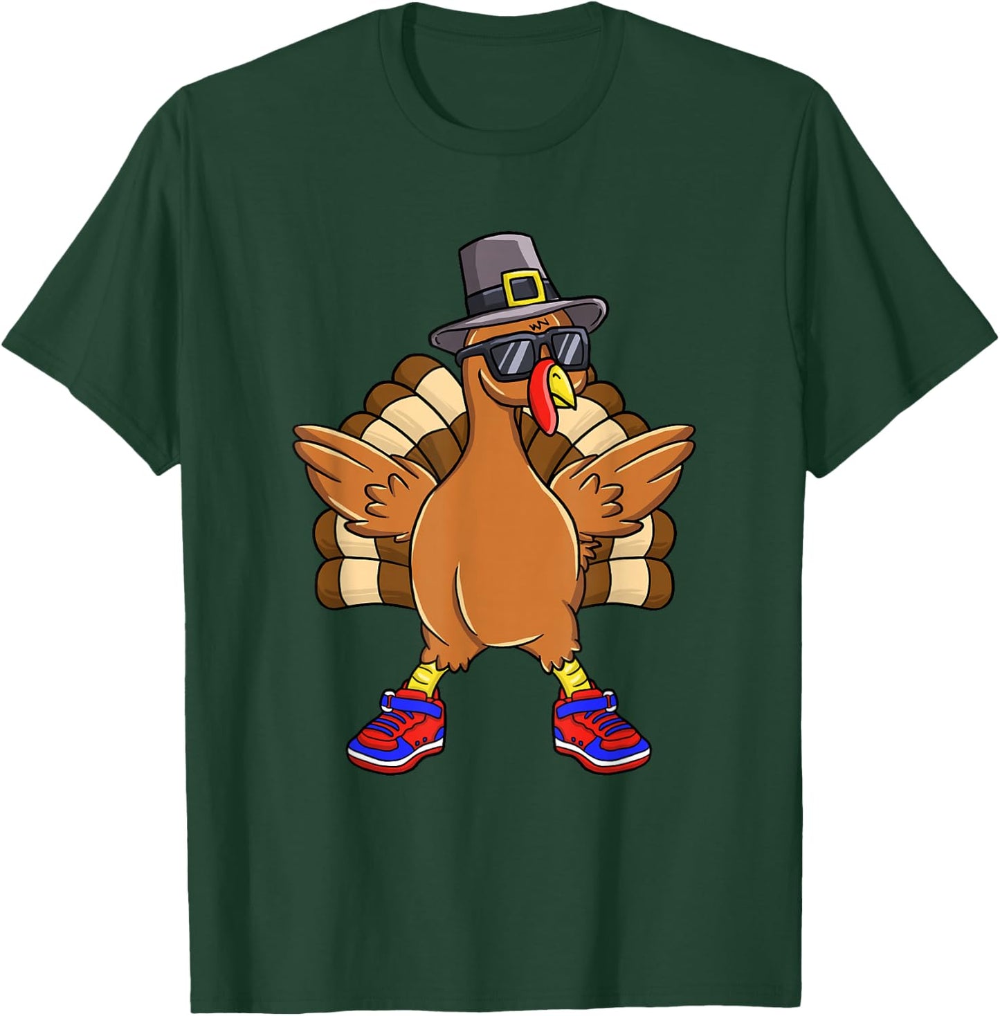 Turkey Trot Thanksgiving Day 5K Run T-Shirt - T-Shirt | Forest