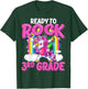 Ready To Rock 3rd Grade Dabbing Unicorn Back To School Girls T-Shirt - T-Shirt | Forest