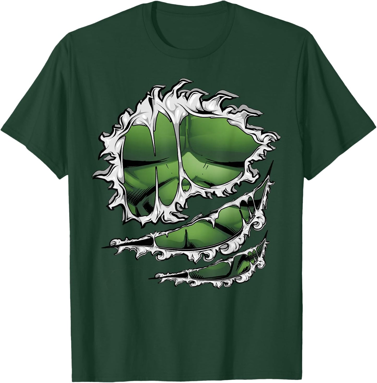 Marvel Avengers Hulk Ripped Costume Small T-Shirt - T-Shirt | Forest