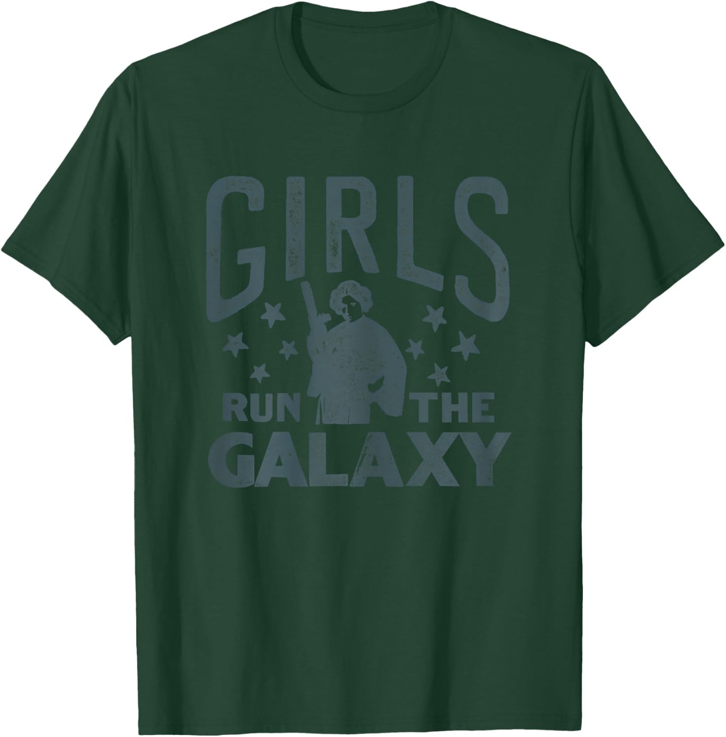 Star Wars Princess Leia Girls Run The Galaxy Disney+ T-Shirt - T-Shirt | Forest