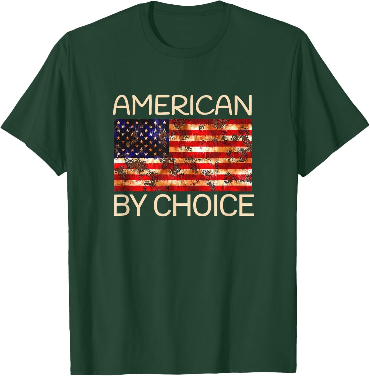 American By Choice US Citizenship T-Shirt - T-Shirt | Forest