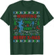 Baseball Pitching Funny Ugly Christmas Sweater Party Shirt T-Shirt - T-Shirt | Forest