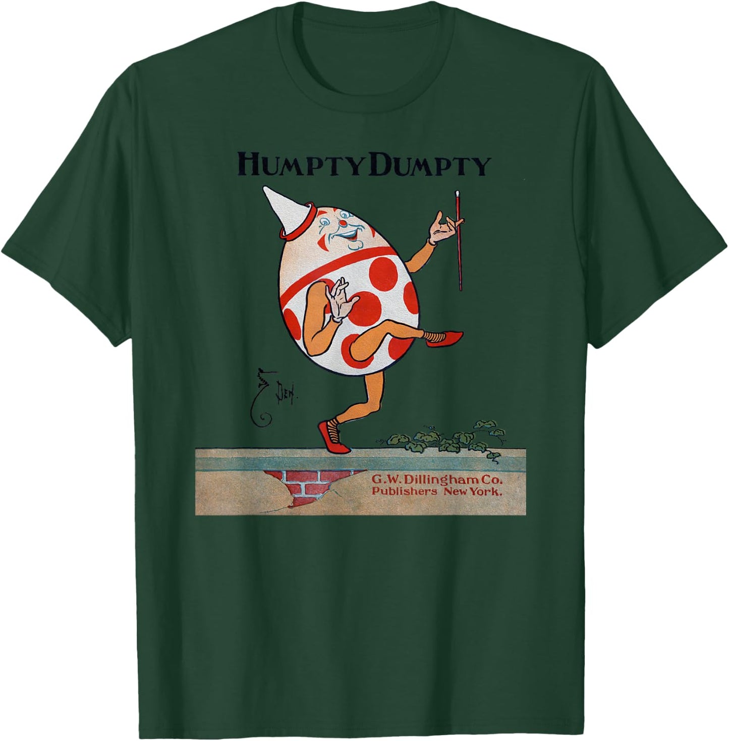 Vintage Humpty Dumpty -Classic Kids Book T-Shirt - T-Shirt | Forest