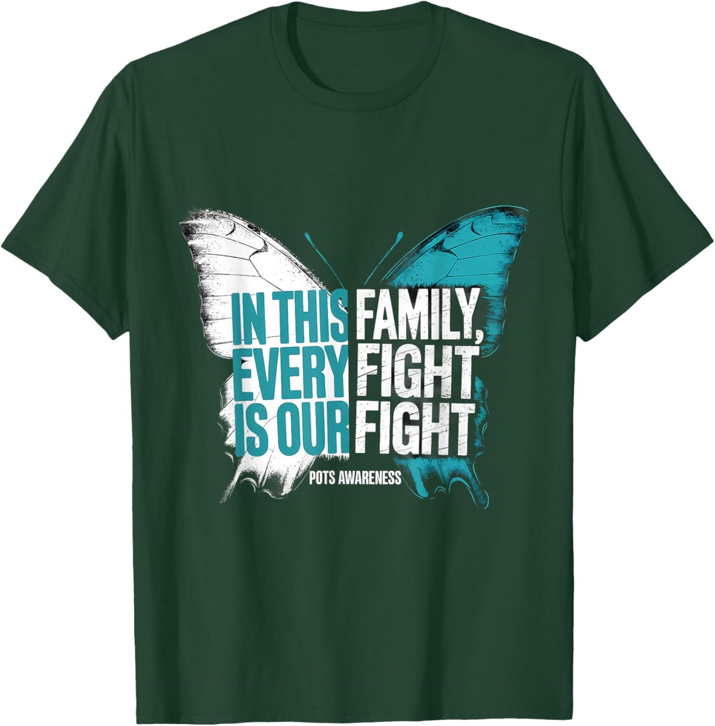 Pots Awareness Postural Orthostatic Tachycardia Syndrome T-Shirt - T-Shirt | Forest