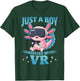 Gaming Axolotl VR Gamer T-Shirt - T-Shirt | Forest
