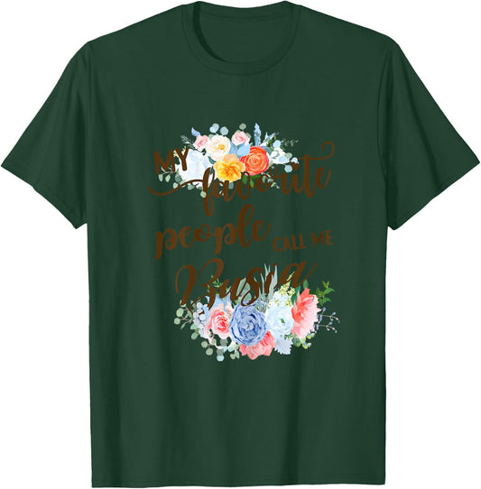 My Favorite People Call Me Busia Polish Grandma Mother's Day T-Shirt - T-Shirt | Forest