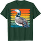 Faded Loon Earthy Design with Retro Colors T-Shirt - T-Shirt | Forest
