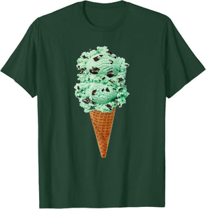 Ice Cream Cone Classic Fit T Shirt -- I Love Ice Cream Women Kids T-Shirt - T-Shirt | Forest