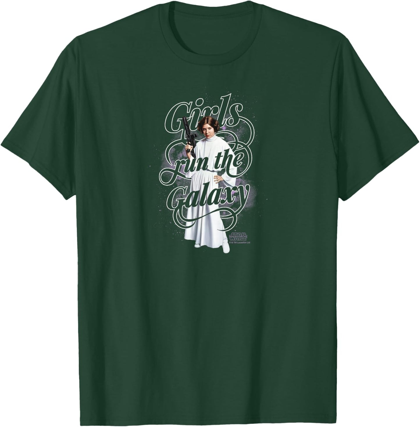 Star Wars - Leia Girls Run The World T-Shirt - T-Shirt | Forest