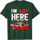 I'm Not Here to Talk at The Gym Fitness T-Shirt - T-Shirt | Forest