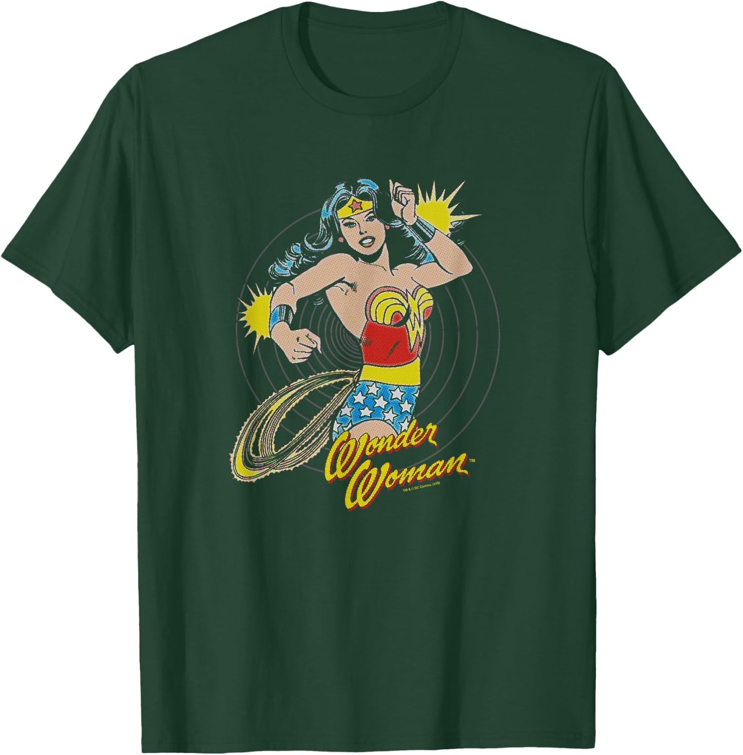 Wonder Woman Spinning T-Shirt - T-Shirt | Forest