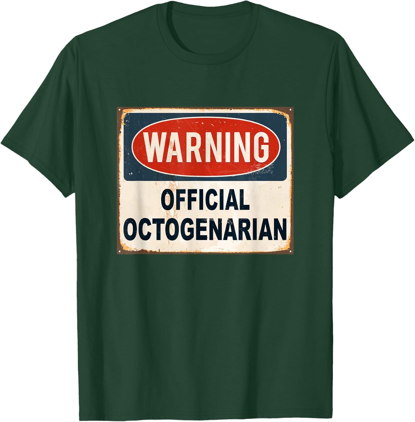 Eighty 8Oth Gifts Octogenarian birthday Shirt T-Shirt - T-Shirt | Forest