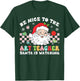 Be Nice To The Art Teacher Santa Is Watching Christmas T-Shirt - T-Shirt | Forest