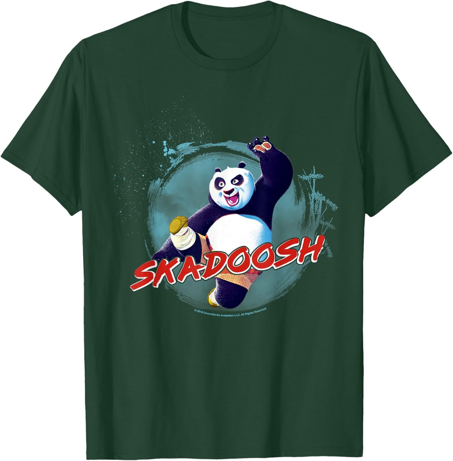 Kung Fu Panda Po Skadoosh Action Pose T-Shirt - T-Shirt | Forest